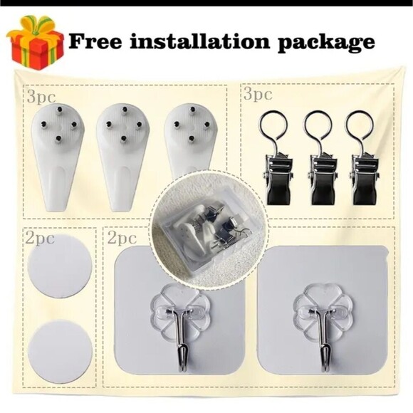 CONSTELLATION Sun Moon stars tapestry boho vibes mandala - Picture 2 of 3